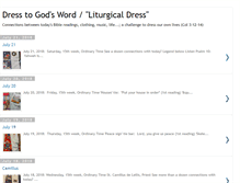 Tablet Screenshot of liturgicaldress.com